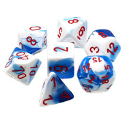 Gemini Poly 7 Set: Astral Blue-White/Red