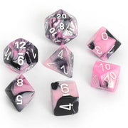 Gemini Poly 7 Set: Black-Pink/White