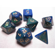 Gemini Poly 7 Set: Blue-Green/Gold