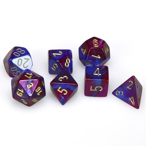 Gemini Poly 7 Set: Blue-Purple/Gold