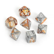 Gemini Poly 7 Set: Copper-Steel/White