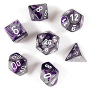 Gemini Poly 7 Set: Purple-Steel/White