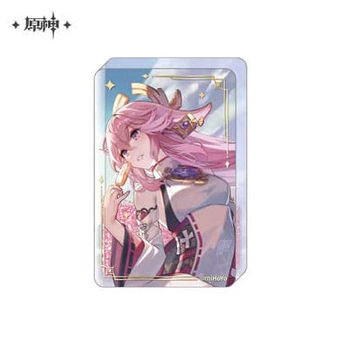 Genshin Impact Acryl Ornament with Glitter: Yae Miko 8.5 cm