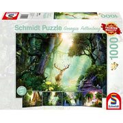 Georgia Fellenberg: Deer in the Forest Puzzle (1000 Pieces)