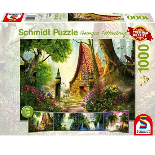 Georgia Fellenberg: House in the Glade (1000 pieces)