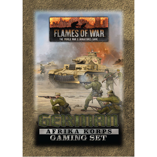 German Afrika Korps Tin (x20 Tokens, x2 Objectives, x16 Dice)