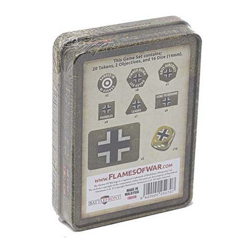 German Tin (x20 Tokens x2 Objectives x16 Dice)