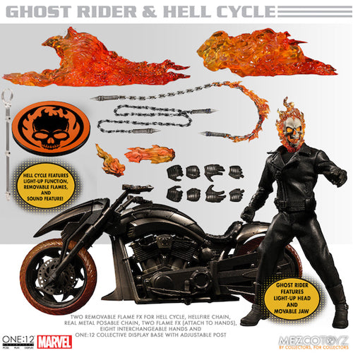 Ghost Rider And Hell Cycle 1:12 Collective Set