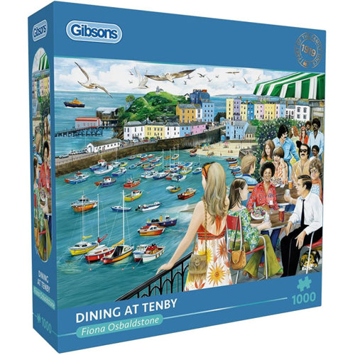Gibsons - Dining at Tenby - 1000 Piece Jigsaw Puzzle