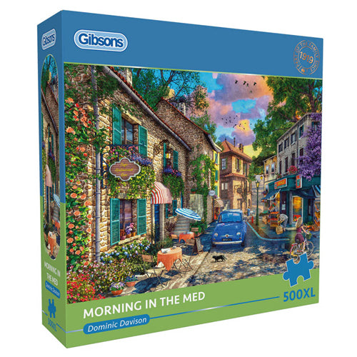 Gibsons - Morning in the Med - 500XL Piece Jigsaw Puzzle