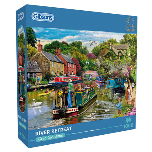Gibsons - River Retreat - 1000 Piece Jigsaw Puzzle