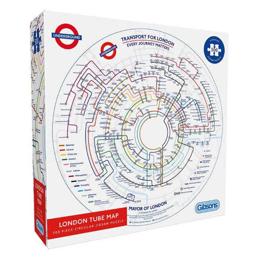 Gibsons: TfL Circular Underground Map Puzzle (500 Pieces)