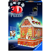 Gingerbread House 3D Puzzle (216 pieces)