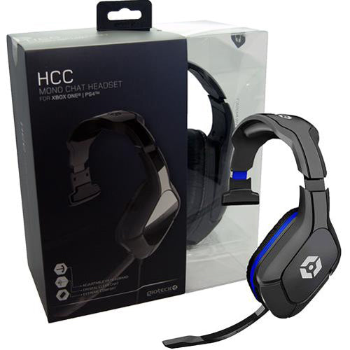 Gioteck: HCC Wired Mono Chat Headset - PC/PS4/Xbox One
