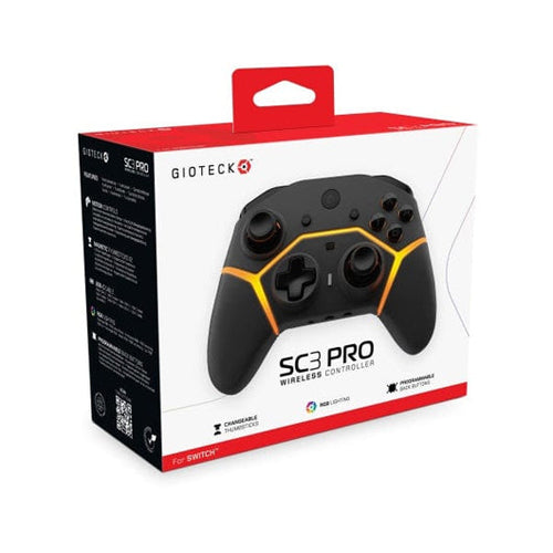 Gioteck SC3 Pro Wireless Controller - Black