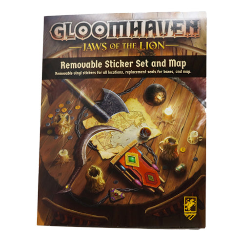Gloomhaven: Jaws of the Lion - Removable Sticker Set & Map
