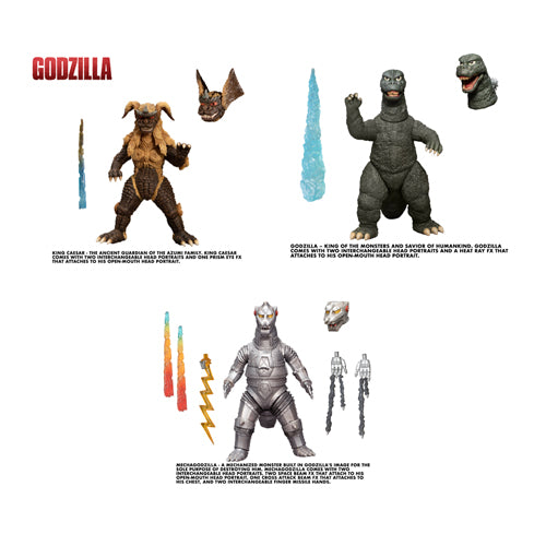 Godzilla Vs Mechagodzilla (1974) 5 Points Xl 3 Figures Boxed Set