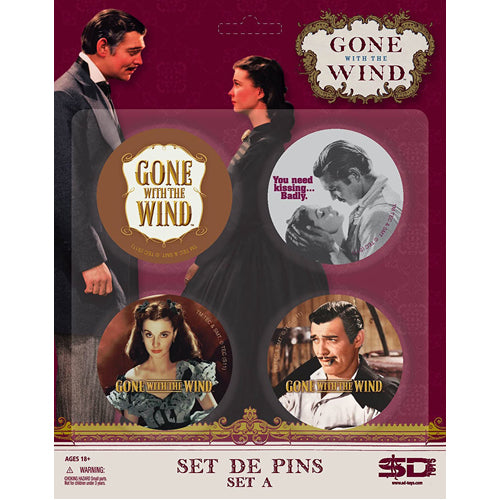 Gone With the Wind Badge Pin Set