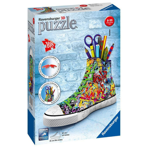 Graffiti Sneaker 3D Puzzle, 108pc