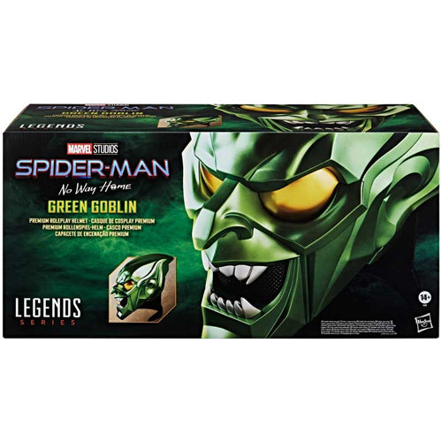 Green Goblin Spider-Man No Way Home Marvel Legends Series Hasbro Premium Roleplay Helmet
