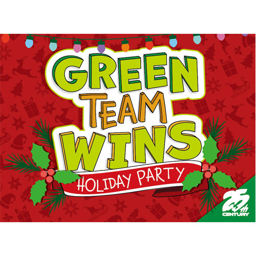 Green Team Wins: Holiday Party