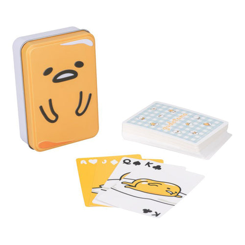 Gudetama Playing Cards in a Tin