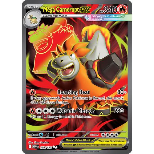 Mega Camerupt EX MEG 156/132 - Holo