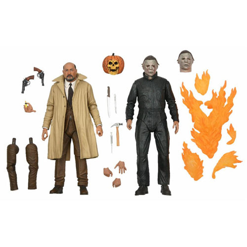 Halloween 2 Michael Myers and Dr Loomis Ultimate 2-pack 7 Inch Scale Action Figure Us Exclusive