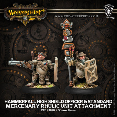 Hammerfall High Shield Gun Corps Officer and Standard Bearer