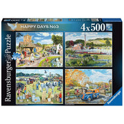Happy Days No. 3 - Countryside Nostalgia Puzzle (4 x 500 pieces)