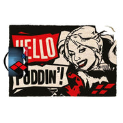 Harley Quinn - "Hello Puddin'" Door Mat