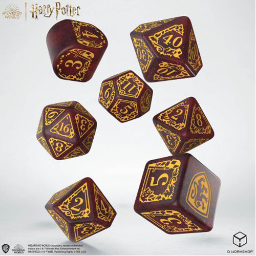 Harry Potter Gryffindor Modern Dice - Red