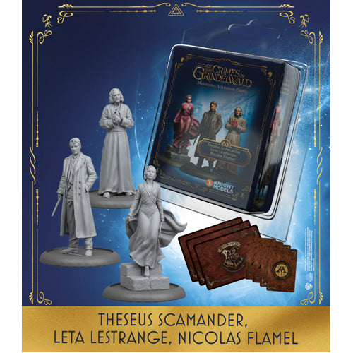 Harry Potter Miniatures Adventure Game: Theseus Scamander, Leta LeStrange, Nicolas Flamel Expansion