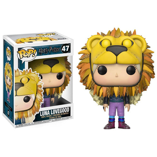 Harry Potter POP! Movies Vinyl Figure Luna Lovegood with Lion Head 9 cm