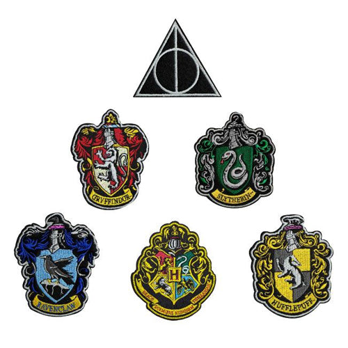Harry Potter Patches 6-Pack House Crests