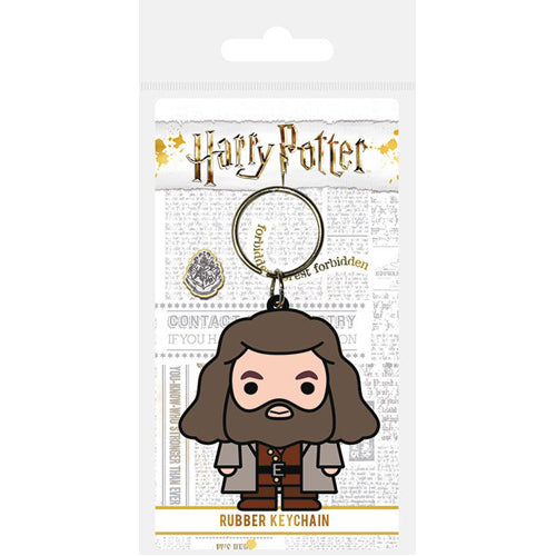 Harry Potter Rubber Keychain Chibi Hagrid 6 cm
