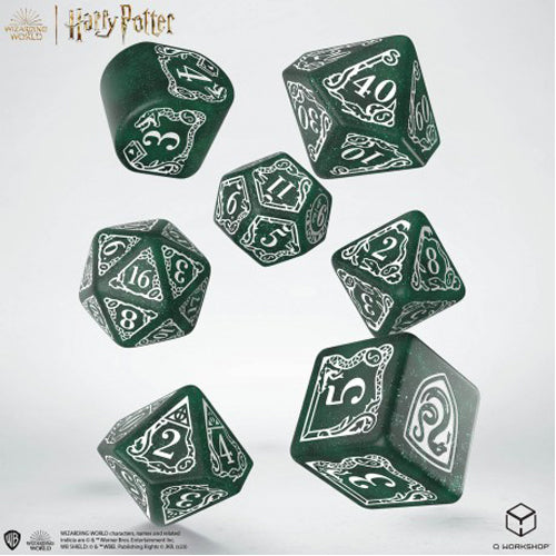 Harry Potter Slytherin Modern Dice - Green