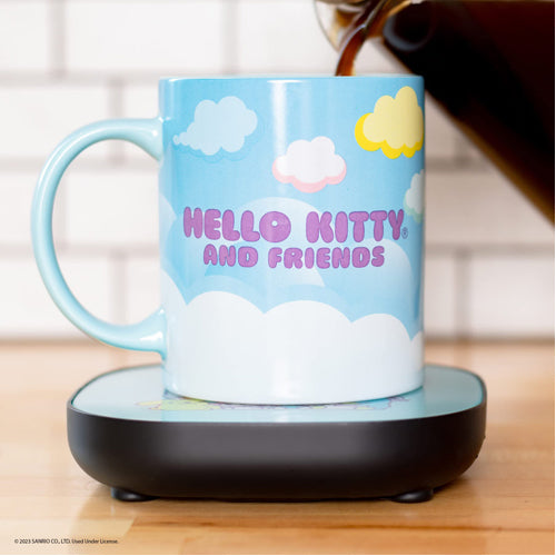 Hello Kitty Coffee Mug & Warmer Set