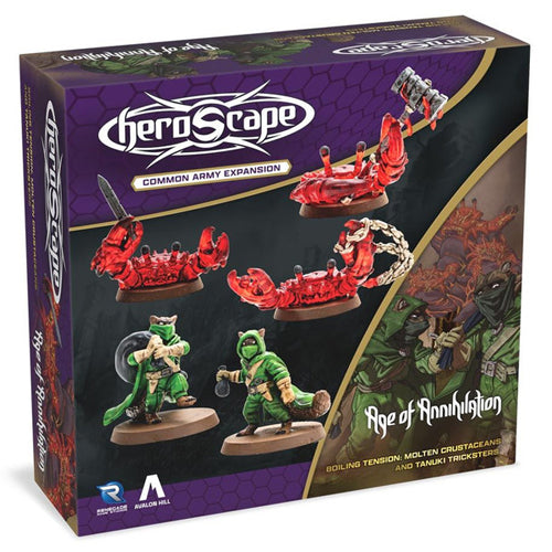 Heroscape: Molten Crustaceans and Tanuki Tricksters Army Expansion