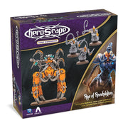 Heroscape: Revnas Rebuke: Iron Lich Viscerot and Necrotech Wraithriders Army Expansion