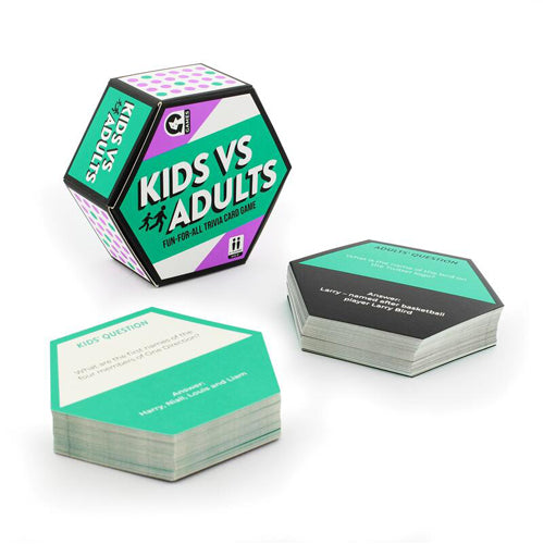 Hexagon: Family Card Game - Kids vs Adults