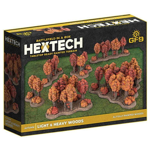Hextech Terrain: Light & Heavy Autumn Woods (6x)