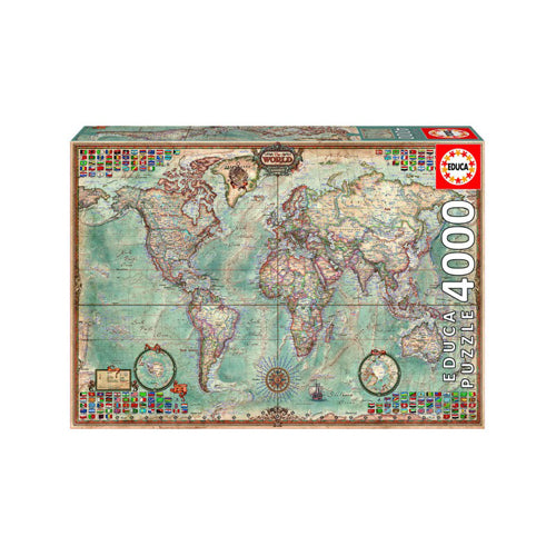 Historic World Map Puzzle