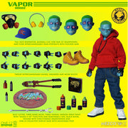 Hoodz Vapor One:12 Collective in Collector Lunch Box Tin (mezco Rumble Society)