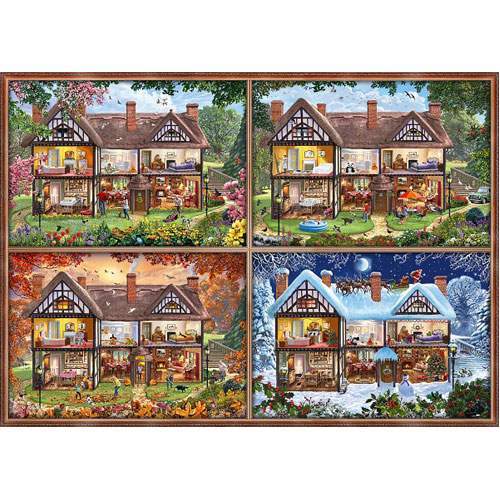 House Of Four Seasons - 2000 Piece Puzzle