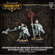 Houseguard Halberdier Officer and Standard Bearer