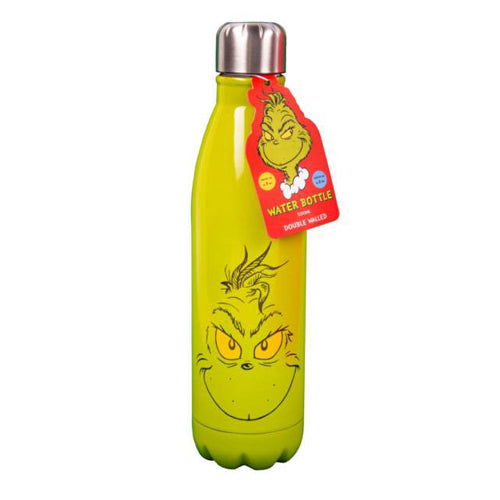 How the Grinch Stole Christmas Water Bottle Face