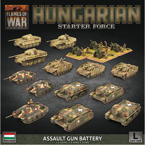 Hungarian Starter Force: Zrinyi Assault Gun Battery (Plastic)