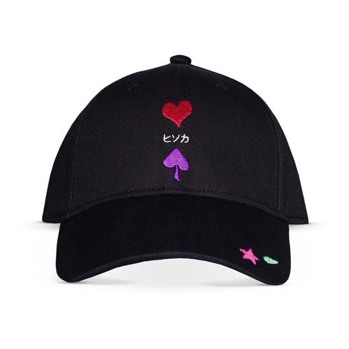 Hunter X Hunter Curved Bill Cap Hisoka Heart & Spade