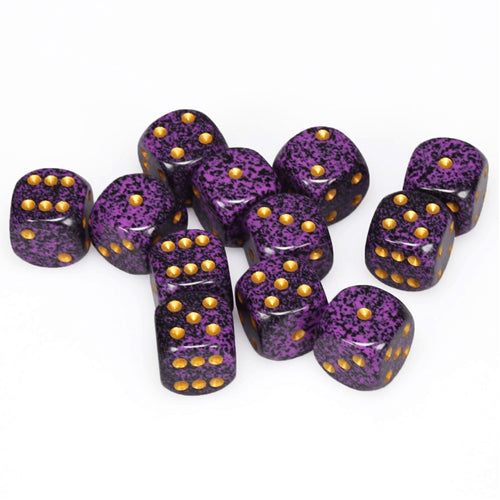 Hurricane: Speckled D6 Set of 12 (16mm)